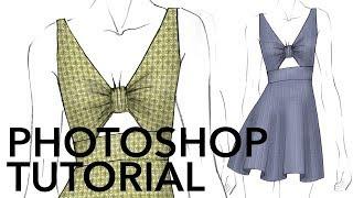 How to Add & Warp Patterned Fabrics in Adobe Photoshop