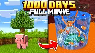 I Survived 1000 Days in Minecraft Hardcore FULL MOVIE