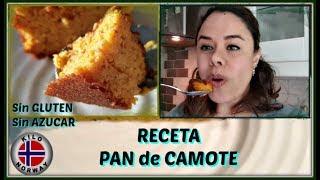 Receta de pan de camote boniato Kilo Norway  Vlog 156