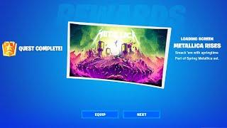 How To Complete Metallica Quests in Fortnite - Complete the Metallica poster Quest Fortnite