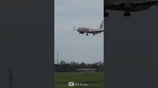 Pesawat Lion Air Landing Bandara Soekarno Hatta Jakarta