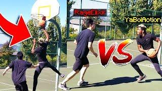 How not to play a basketball 1v1… RageElixir vs YaBoiAction