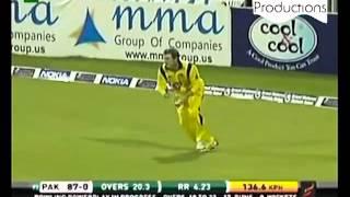 Mohammad Hafeez and Nasir Jamshed hit Pattinson