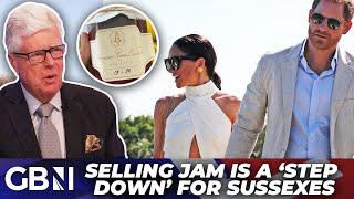 Its a step DOWN from the pedestal they once had  Meghan Markle resorts to selling JAM to celebs