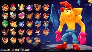 Crash Bandicoot 4 Its About Time - All Outfits & Skins CrashCoco