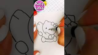 Easy DRAWINGHELLO KITTY Cute Drawing