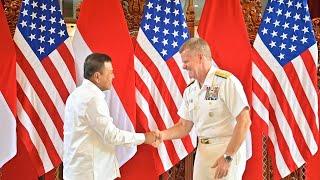 Momen Wamenhan M. Herindra menerima kunjungan kehormatan Panglima Komando AS di Indo-Pasifik