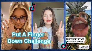 Put A Finger Down Challenge Female Edition  Tik Tok Challenge