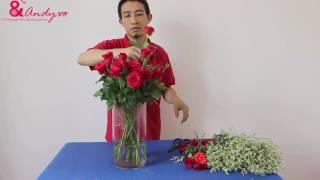 Hướng dẫn hoa cắm bình - Điện Hoa Andy.vn