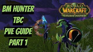 Стрелы лук и верный друг  БМ Охотник ПВЕ Гайд  BM Hunter PVE Guide  WoW Burning CrusadeTBC №1