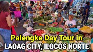 Market Day in LAOAG CITY ILOCOS NORTE  Philippines Lively Food Market in Ilocos PALENGKE TOUR 2023