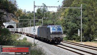 Vlaky  Trains - Blansko Trať  Track 260 - 20.7.2023