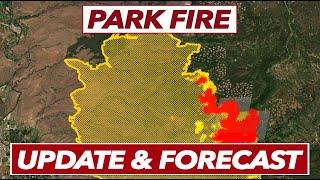 Park Fire Update & Forecast  Aug 2 2024