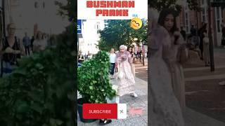 Crazy Bushman vs. Women  #shorts #short #like #comment #subscribe #prank