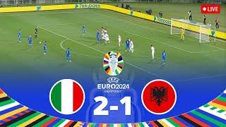 ITALY vs ALBANIA  GROUP B UEFA EURO 2024 FULL MATCH