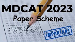 MDCAT Paper Scheme 2023  Must Watch  Paper Pattern MDCAT 2023