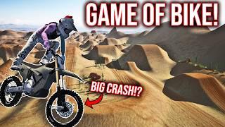 GAME OF BIKE ON THE FASTEST ELECTRIC DIRTBIKE OF ALL TIME?