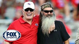 Bradshaw on backing-up Duck Dynasty star Phil Robertson at QB