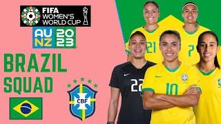 BRAZIL Official Squad FIFA Womens World Cup 2023  FootWorld