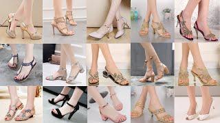 Latest Party Wear Shoes Collection_ Beautiful Flat and heels Sandals Designs_Sandals Collection 2021