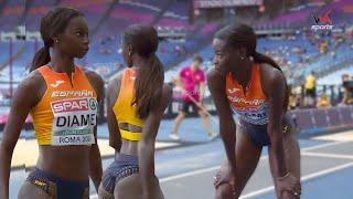 Fátima DIAME Qualifies for Finals  Womens Long Jump ROMA 2024