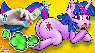 MY LITTLE PONY Take Care OMG What Happened to Twilight Sparkle? #2  MLP in Trouble  Annie Korea