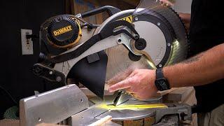 EASY Miter Saw Dust Collection That ACTUALLY WORKS  DeWalt DW716 & DW716XPS Upgrade