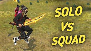 SOLO VS SQUAD  UNSTOPPABLE PLAYER 