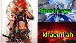 NEW UPDATE Dainsleif&XBALANQUE kanariasnezhnaya& MORE - Genshin Impact