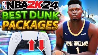 NBA 2K24 Best Dunk Packages How to Get More Dunks Tutorial on 2K24