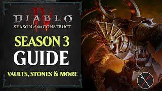 Diablo 4 Season 3 Guide - Companion Vaults Stones Tremors and More