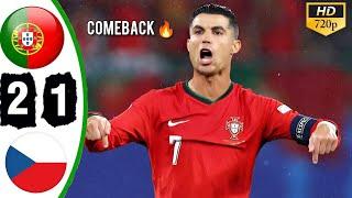 خلاصه بازی پرتغال و چکخلاصه بازی پرتغال و جمهوری چک پیروزی یاران رونالدو با کامبکی دیدنی