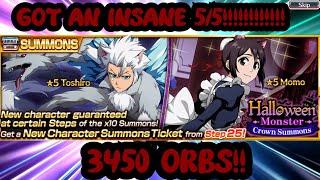 GOING IN FOR TOSHIRO HALLOWEEN BANNER IS FINALLY HERE 3450 ORBS BLEACH BRAVE SOULS