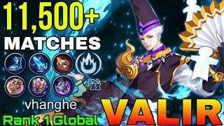 Valir Insane 11500+ Matches - Top 1 Global Valir by vhanghe - Mobile Legends