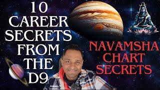 10 quick predictions of your Career from the D9 Navamsha Chart #navamsha #d9 #career #venus #astro