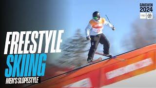 RE-LIVE  Freestyle Skiing + Snowboard  Mens Slopestyle  #Gangwon2024