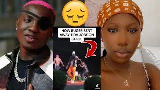 CA BU BESS TIDA AK RUGER How Ruger sent away Tida jobe on stage #gambiancomedy #Tida_jobe