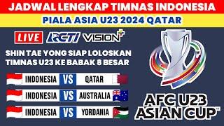 Jadwal Lengkap Timnas Indonesia di Piala Asia U23 2024 - Jadwal Timnas Indonesia - Live RCTI