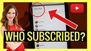 WHO SUBSCRIBED? How to CHECK public SUBSCRIBER LIST on YOUTUBE Desktop & Mobile 2021  WATCH THIS