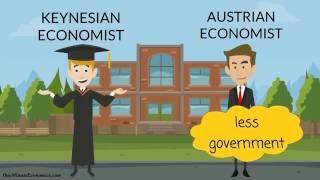 Austrian Economics and Keynesianism Keynesian Economics Explained in One Minute