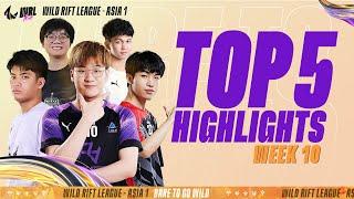 TOP 5  Wild Rift League-Asia  Week 10