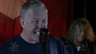 Metallica Battery The Late Show with Stephen Colbert - March 3 2021 E Tuning