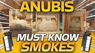 10 MUST KNOW SMOKES on ANUBIS in CS2