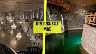 Inside WIELICZKA SALT MINE  day trip from krakow Poland 