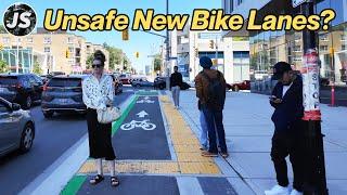 New Bike Lanes on Eglinton Avenue Worst  Toronto Ride May 2024