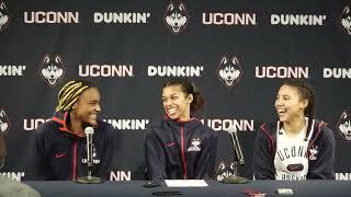 UConn vs. Tennessee Postgame Press Conference - Aaliyah Edwards Evina Westbrook and Azzi Fudd