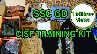 SSC GD Cisf Training Kit  Cisf Training Kit Unboxing#cisf#sscgd #fouji#sscgdtraining #trainingcamp