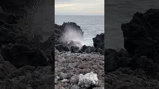 Wave Watching Ku’amo’o Bay Hawaii