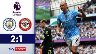 Doppelpack Haaland ist einfach nicht zu stoppen  Manchester City - FC Brentford  Highlights