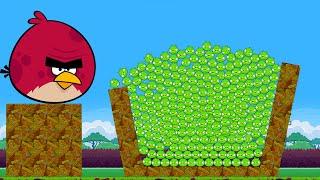 Angry Birds Maker - 1 Birds vs 99999 Pigs Random Challenge Levels Part 1